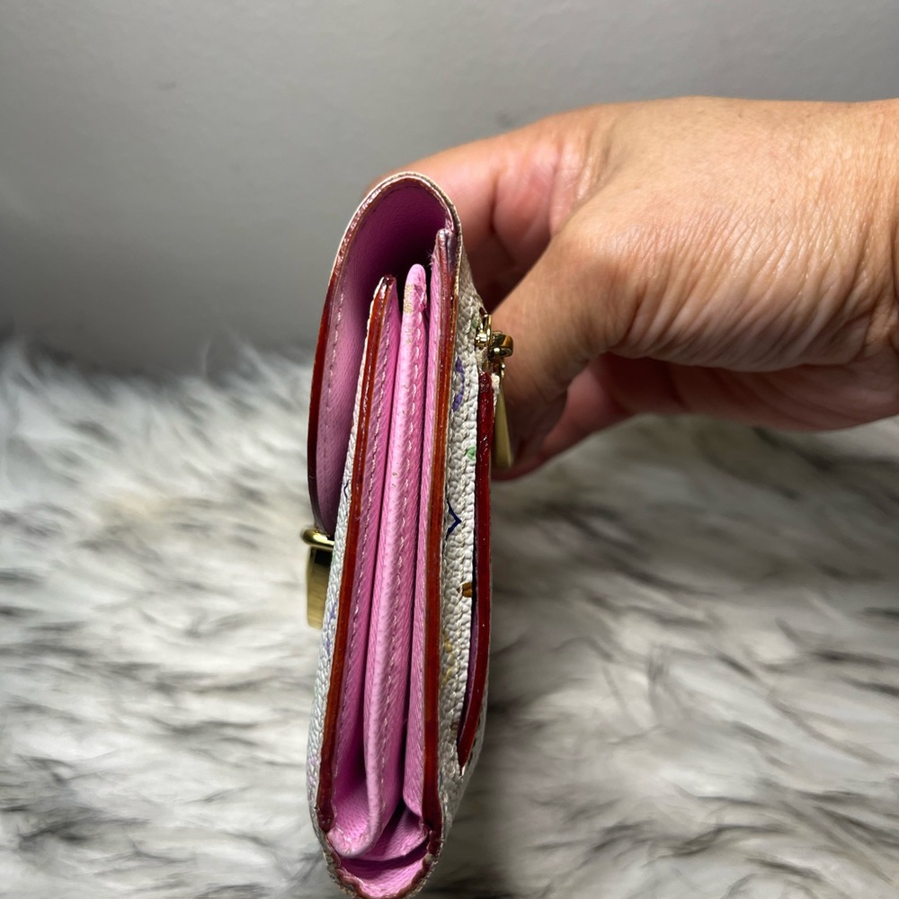 EMT SALE Louis Vuitton Takashi murakami, compact Joey wallet. - Picture 7 of 13